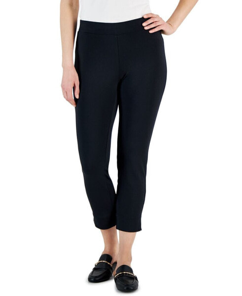 Women's Pull-On Cropped Slim-Leg Pants