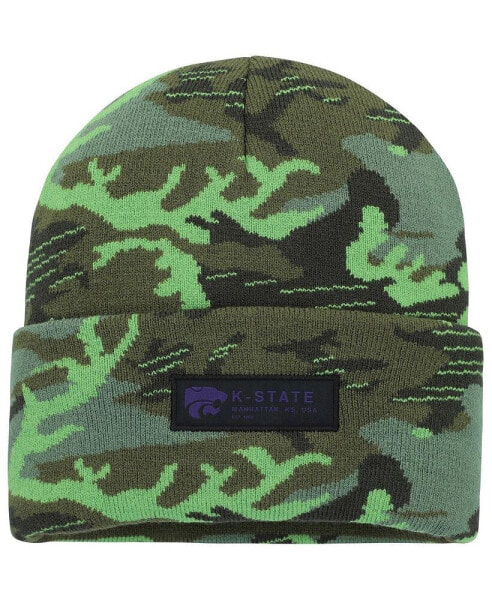 Men's Camo Kansas State Wildcats Veterans Day Cuffed Knit Hat