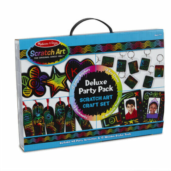 Melissa & Doug Scratch Art Deluxe Party Pack #32045 B16