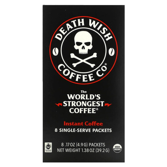 Premium Instant Coffee, Dark Roast , 8 Packets, 0.17 oz (4.9 g) Each