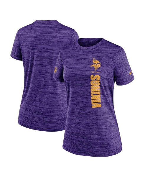 Women's Purple Minnesota Vikings Velocity Performance T-Shirt