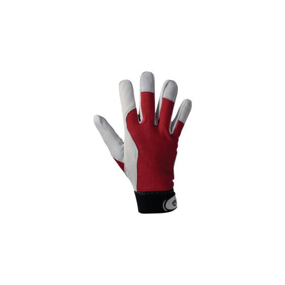 Leipold+döhle Handschuhe Griffy Größe 10 rot/naturfarben EN 388 PSA-Kategorie II