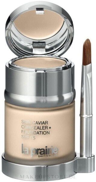 Concealer-Foundation mit Kaviarextrakt SPF 15 - La Prairie Skin Caviar Concealer Foundation SPF15 Creme Peche