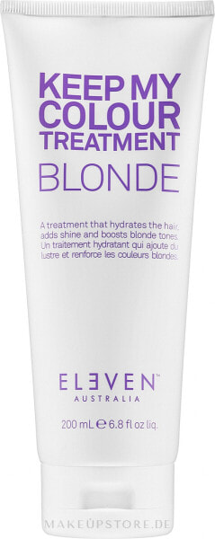 Maske für coloriertes Haar - Eleven Australia Keep My Color Treatment Blonde 50 ml