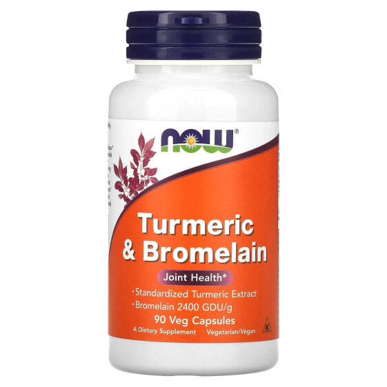 Turmeric & Bromelain, 90 Veg Capsules