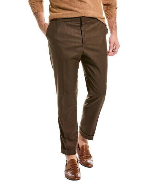 The Kooples Wool Suit Pant Men's Brown 44