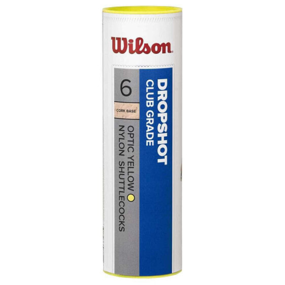 WILSON Dropshot Badminton Shuttlecocks 6 Units