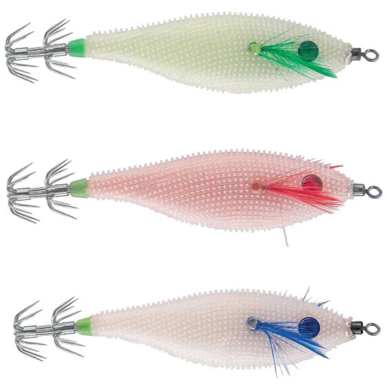 JATSUI Rush Sutte Rubber 2.0 Squid Jig 7.8g 65 mm