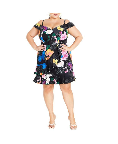 Plus Size Raquel Print Dress