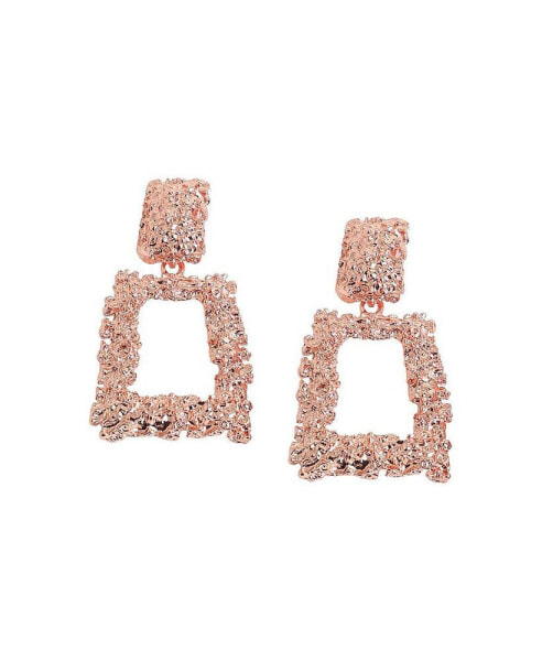 Women's Corroded Drop Earrings