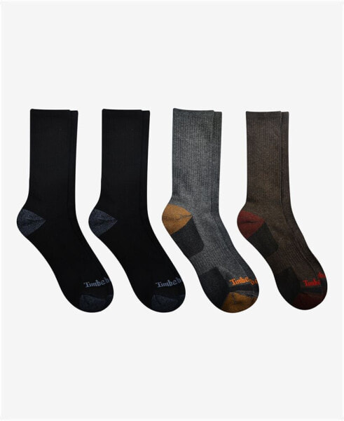 Men's Crew Socks, Pack of 4