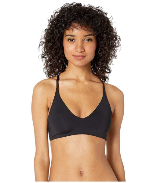 Skin Women's 238211 Bikini Top Black Taupe Swimwear Size XS