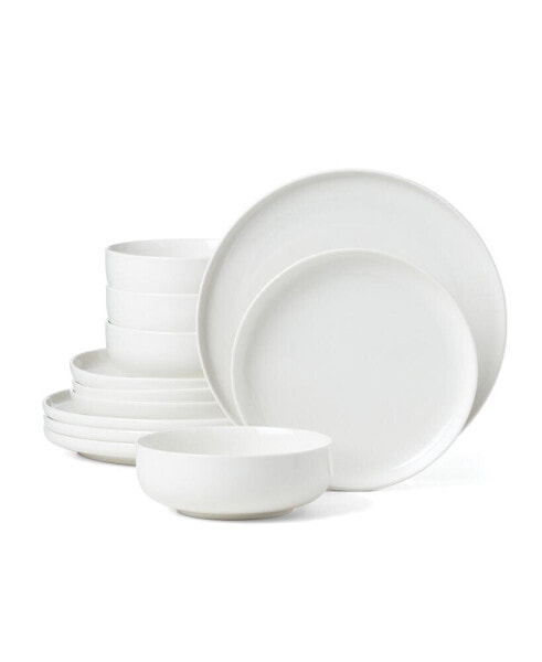 365 Collection 24/7, 12 Pc. Dinnerware Set, Service for 4