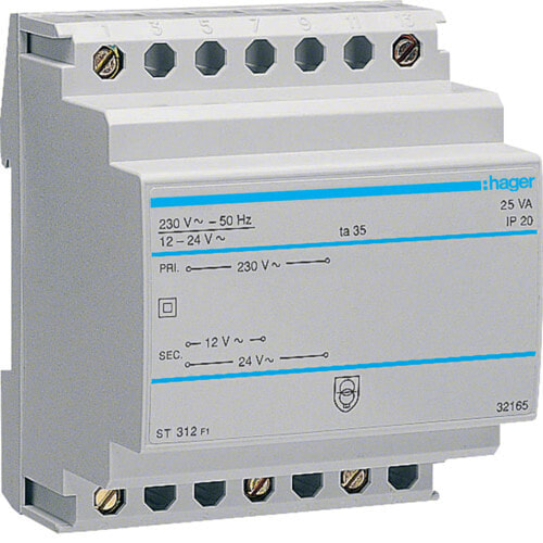 Hager ST312 - 230 V - PBX - PBX