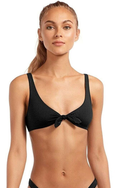 Vitamin A Women's 181803 Tie Front Classic Bikini Top Swimwear Size S