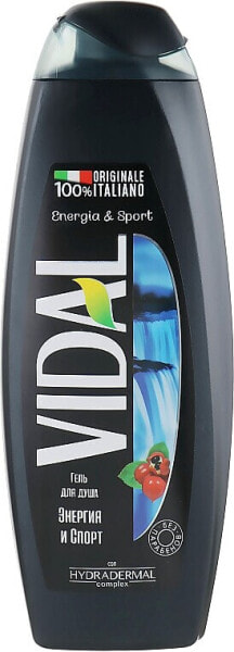 Energetisierendes Duschgel mit Ginseng und Guarana - Vidal Energy & Sport Shower Gel 250 ml