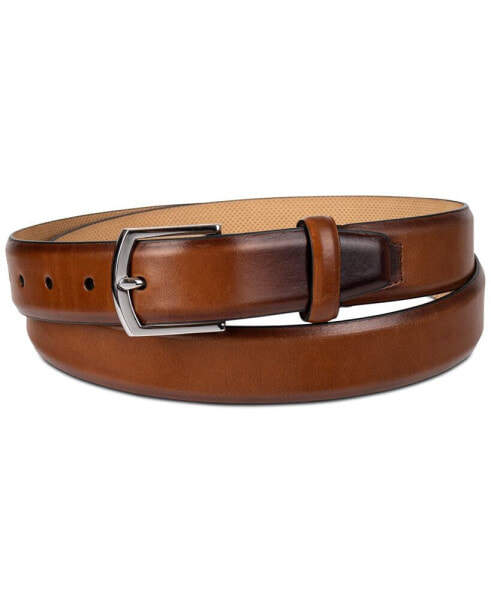 Men's Lewis Burnished Leather Dress Belt