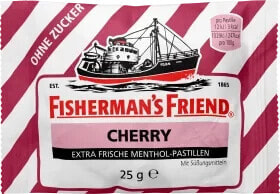 Pastillen, wild cherry, Wildkirsche, zuckerfrei, 25 g