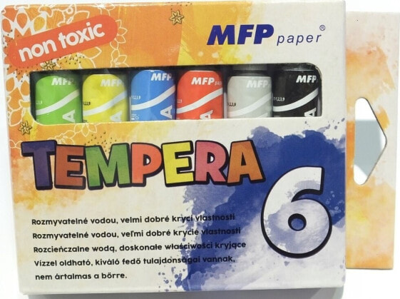 MFP paper farby tempera 6szt 12ml 6300356