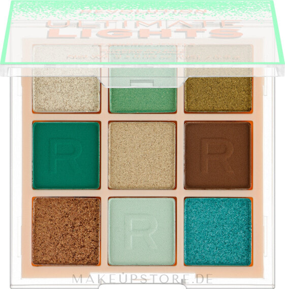 Lidschatten-Palette - Makeup Revolution Ultimate Lights Feathered Jewels