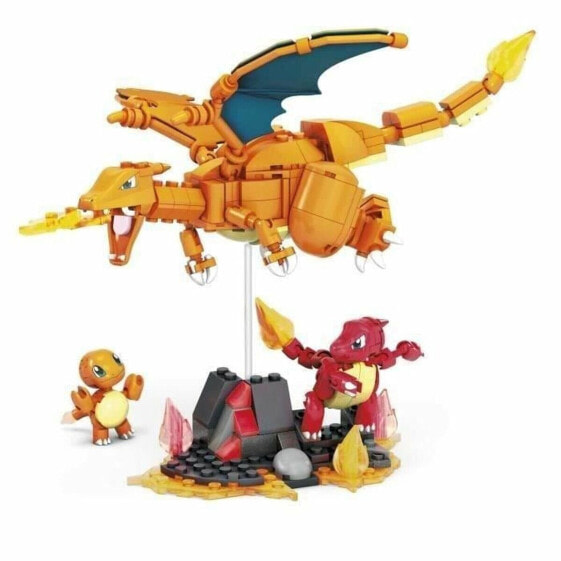 Строительный набор Megablocks Charmander Charmilion Charizard Pokémon 300 Предметы