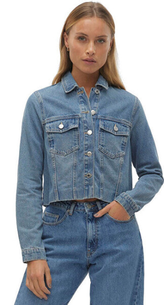 Dámská džínová bunda VMRAY 10302019 Medium Blue Denim