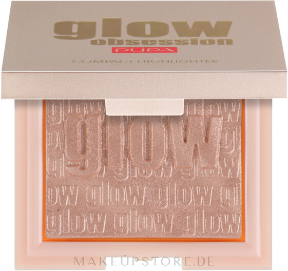 Highlighter - Pupa Glow Obsession Compact Highlighter 002 - Rose Gold