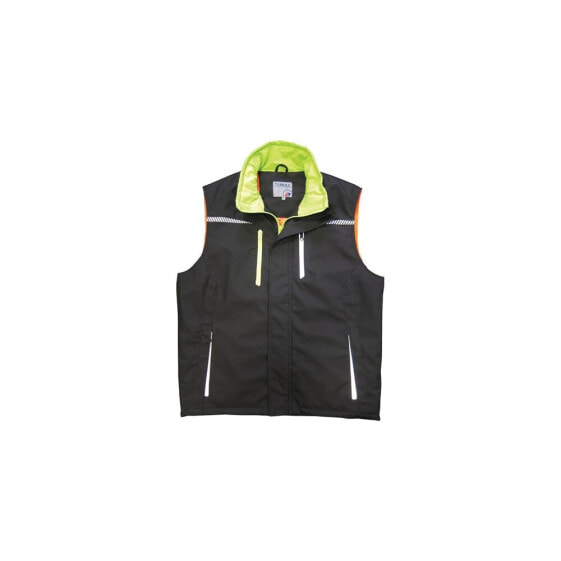 Terrax Herren Berufsweste Terrax Workwear Größe M schwarz/limette