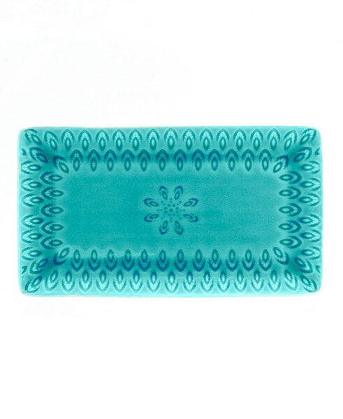 Peacock Rectangular Platter