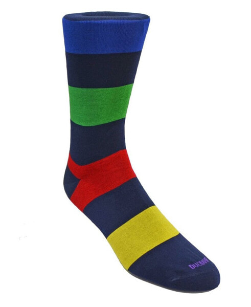 Men's Large Stripe Dress Sock