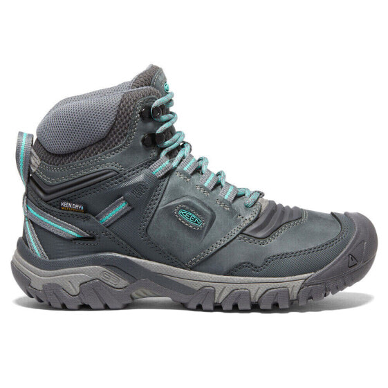 Keen Ridge Flex Mid Waterproof Hiking Womens Grey Casual Boots 1026085