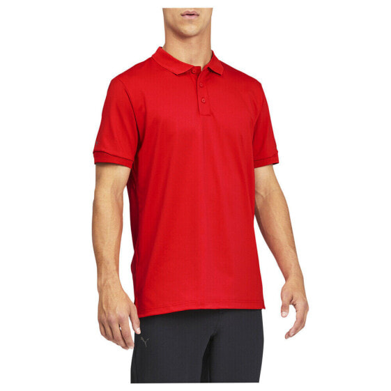 Puma M Pd Short Sleeve Polo Shirt Mens Red Casual 599674-12