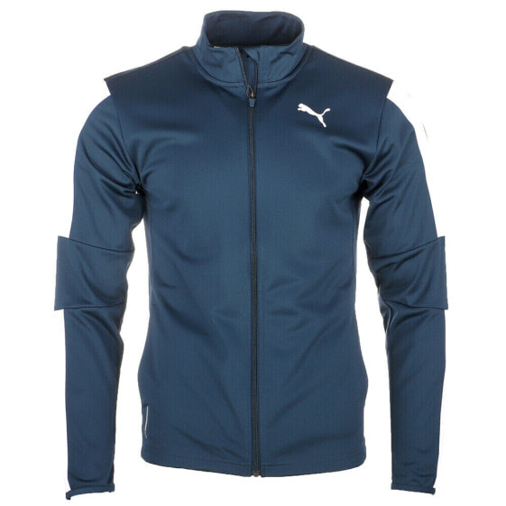 Puma Blaster FullZip Jacket Mens Blue Casual Athletic Outerwear 58627974