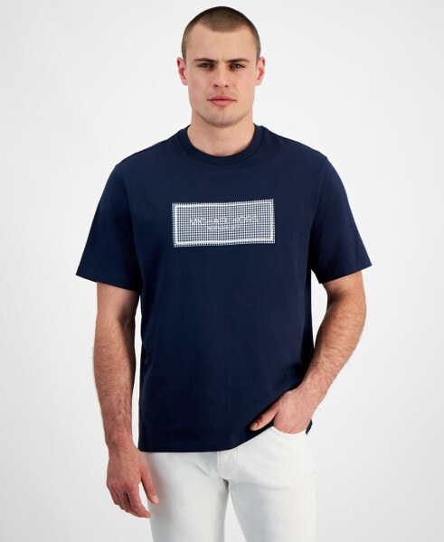 Men's Seersucker Label Logo T-Shirt