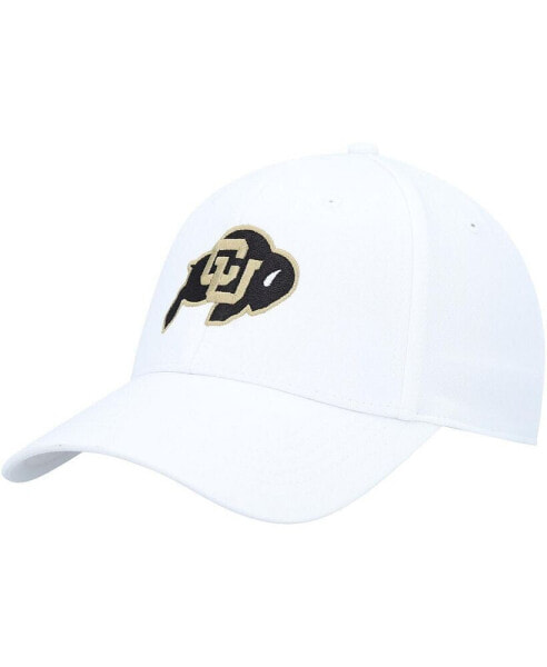 Men's White Colorado Buffaloes Stratus Adjustable Hat