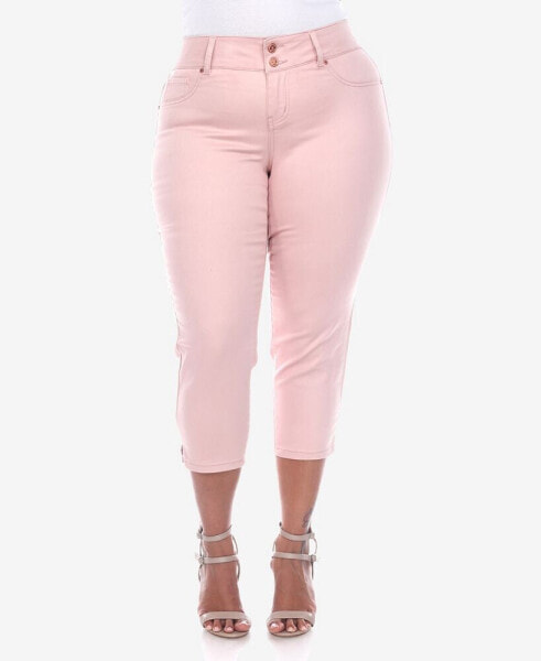 Plus Size Capri Jeans