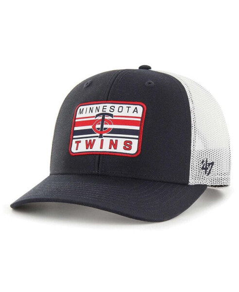 Men's Navy Minnesota Twins Drifter Trucker Adjustable Hat