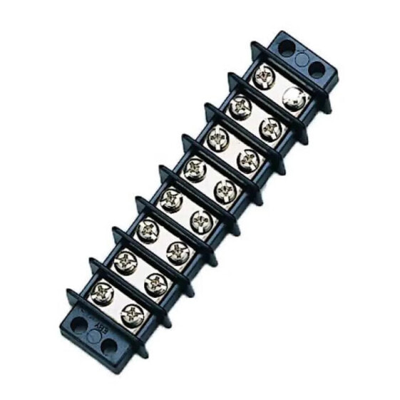 A.A.A. 20A 4 Contacts Nickel Plated Brass Electric Terminal Block