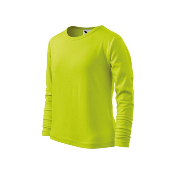 Malfini Fit-T LS Jr T-shirt MLI-12162 lime