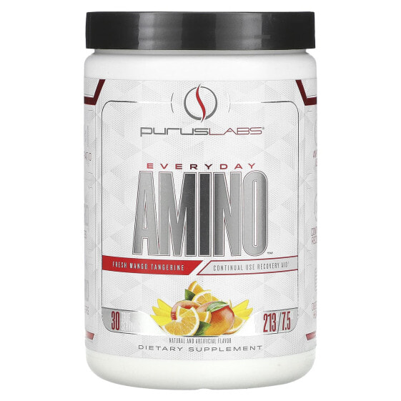 Purus Labs, Everyday Amino, Fresh Mango Tangerine, 7.5 oz (213 g)