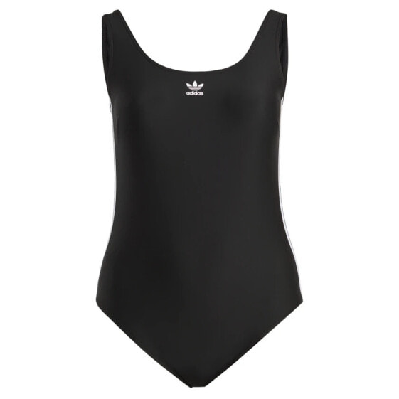 adidas women Adicolor 3-Stripes Swimsuit (Plus Size)