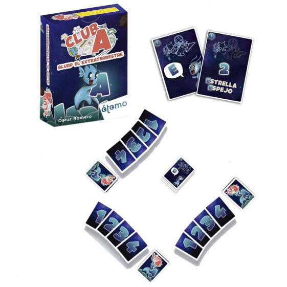 ATOMOS Club A Blurp El Extraterrestre Spanish Board Game