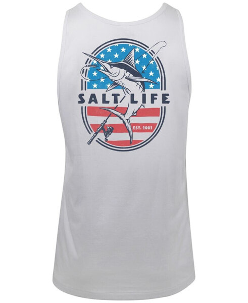 Men's Salty N Proud Graphic Sleeveless Tank