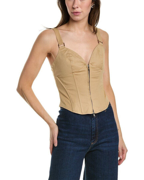 Line & Dot Vivienne Top Women's Beige Xs