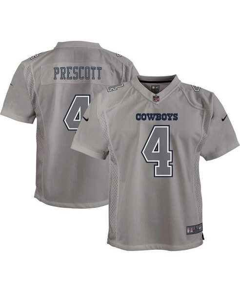 Big Boys Dak Prescott Gray Dallas Cowboys Atmosphere Game Jersey