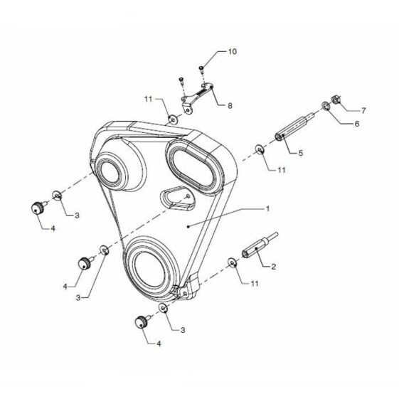 VETUS 08-01278 Spacer