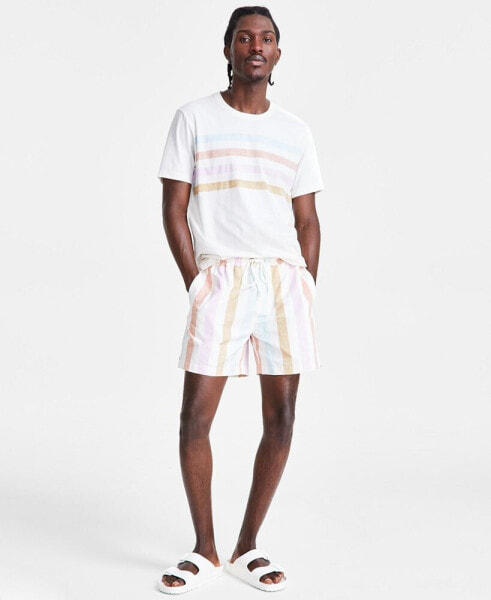 Men's Carousel Striped 5" Shorts, Created for Macy's