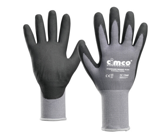 Cimco 141268 - Workshop gloves - Black - Grey - EUE - Adult - Unisex - 2 pc(s)