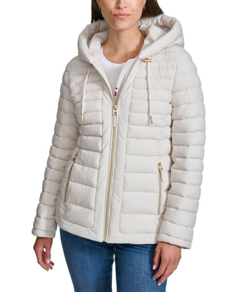 Women's Hooded Packable Puffer Coat