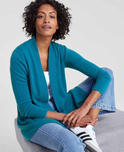 Women's 100% Cashmere Duster Sweater, Regular & Petites, Created for Macy's